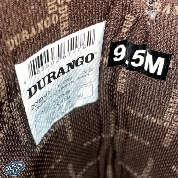 DURANGO Women’s Brown Removable Accessorized/Belted Western Cowboy Boots | NEW - Picture 6 of 16